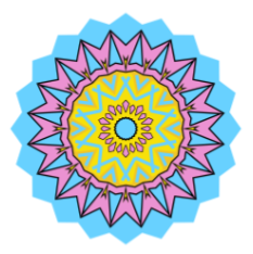 Blick in ein Kaleidoskop – Logo Kaleidoskop Blick in ein Kaleidoskop